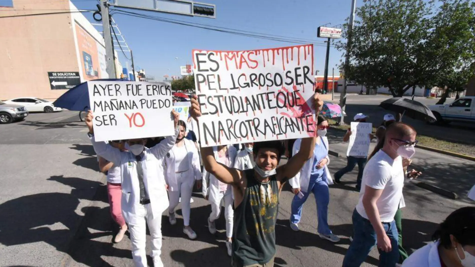 manifestacion medicos y enfermeros